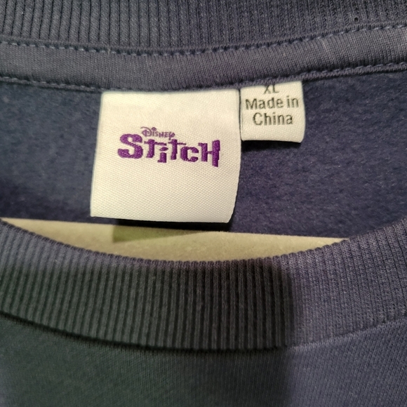 Stitch Graphic Women's Sweater - Blue - Picture 6 of 10